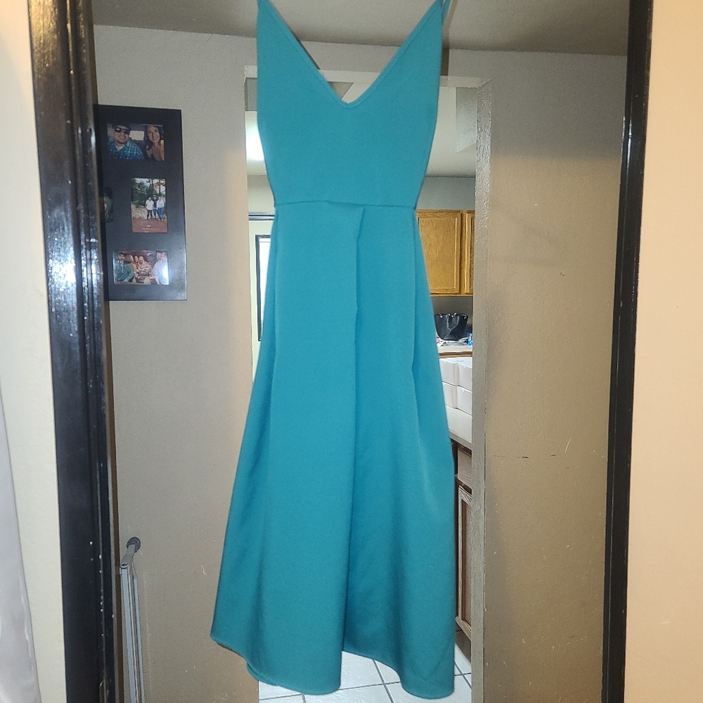 Teal dress